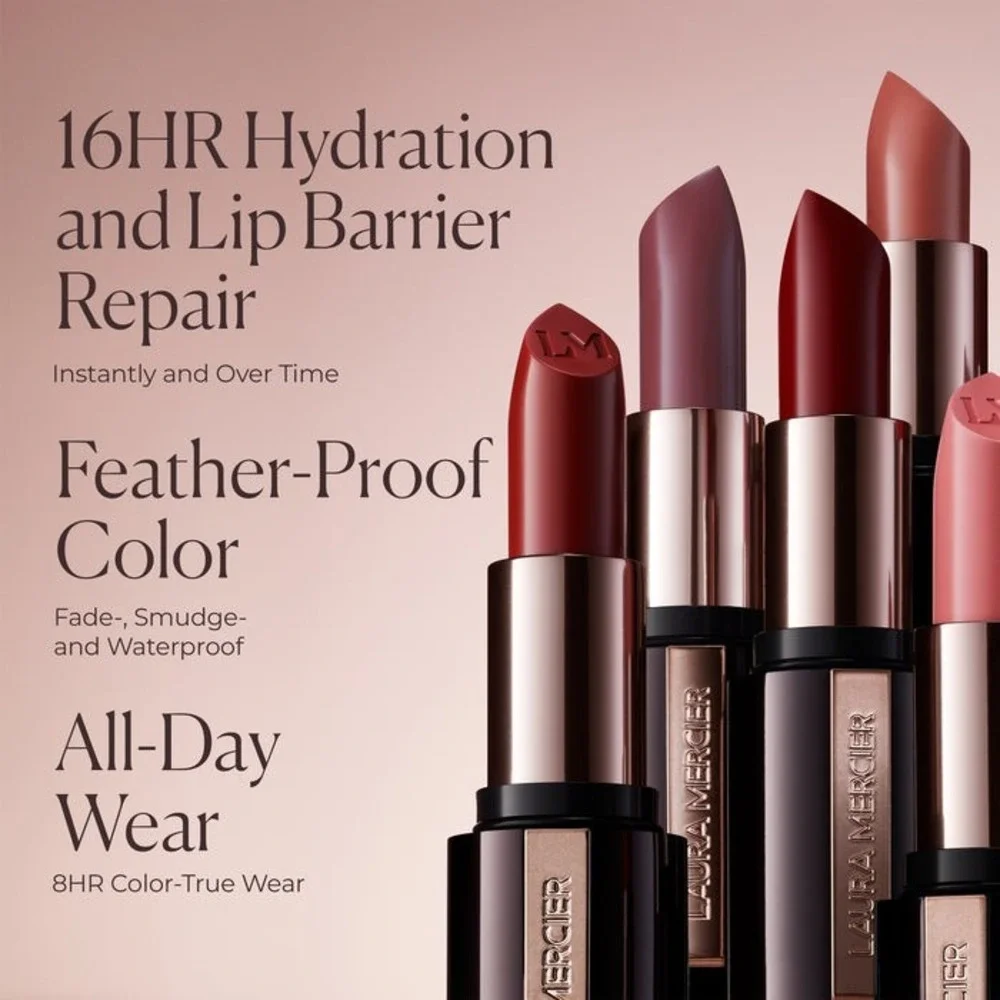Laura Mercier Caviar Hydra-Creme Refillable Lipstick 579 Prince Street Satin Red